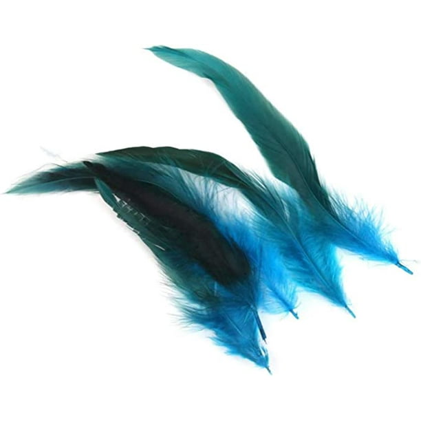 Set de 30 plumas azules para manualidades