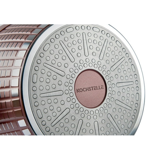 Batería de cocina Luxury Rosa Oro con Recubrimiento de mármol antiadhe –  Kochstelle