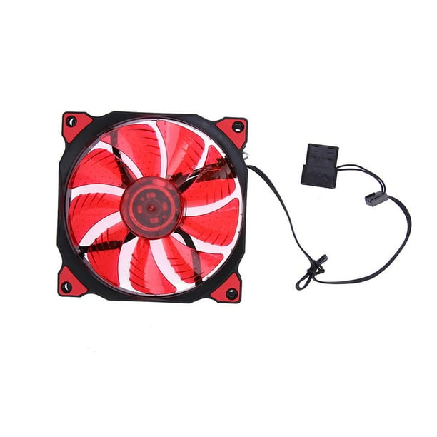 Ventilador Pc Led Rojo 120mm - Luz Interna