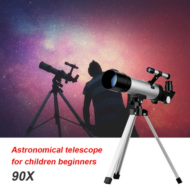 Telescopio astronómico profesional de gran aumento para niños, experimento  Monocular de ciencia, observación de estrellas