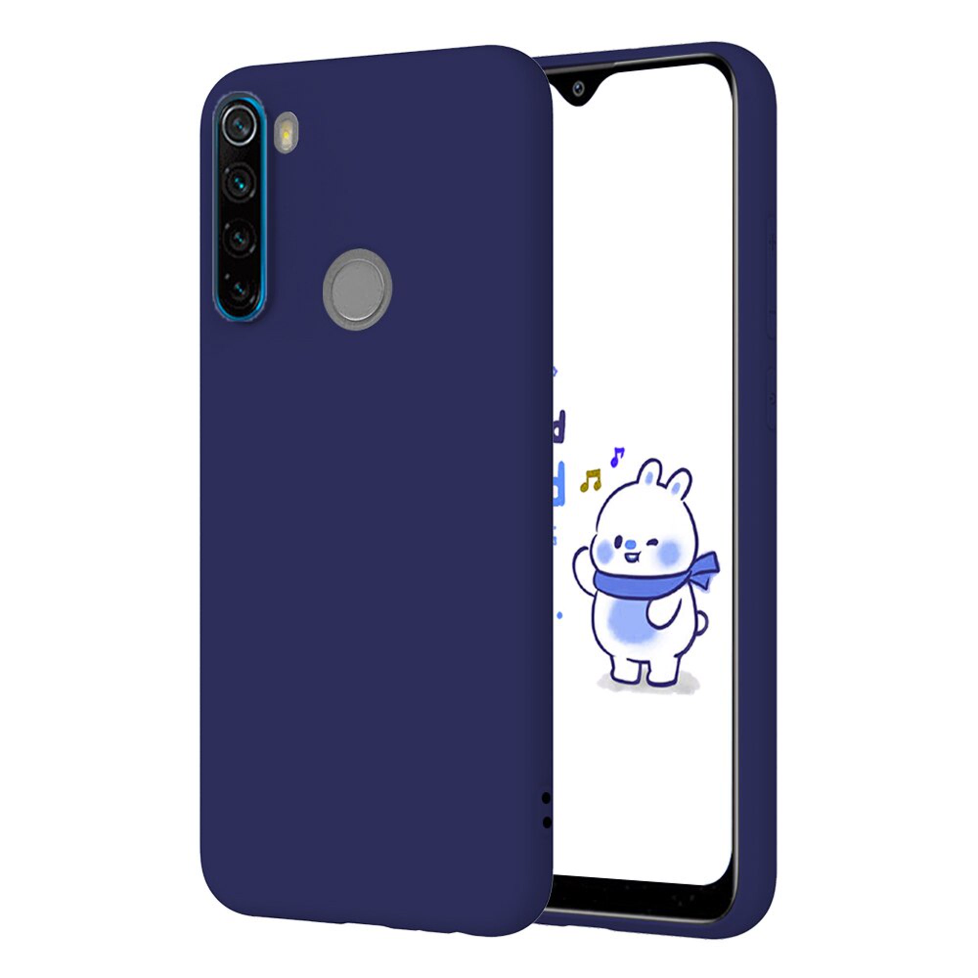 Funda de teléfono de silicona de Color caramelo para Xiaomi Redmi