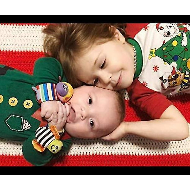 Calcetines con sonajero para bebé, juguetes, actividad de agarre, regalo de  desarrollo para bebé recién nacido, niño y niña-- Sincero Electrónica