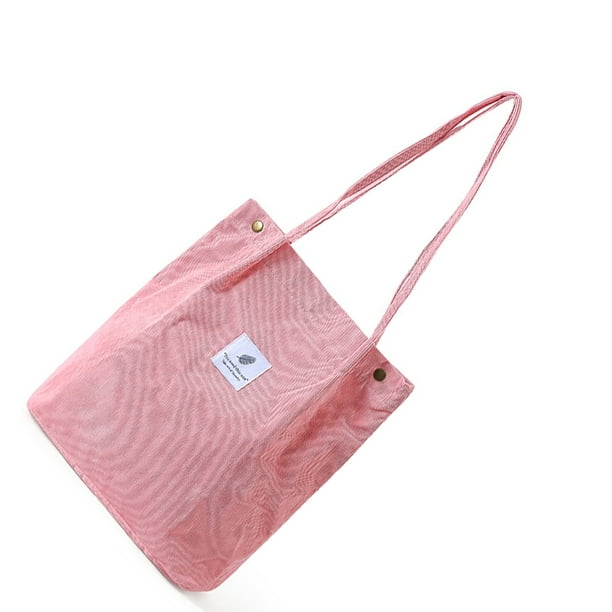 Bolso de hombro tipo bandolera de gran capacidad para mujer, bolso largo  para teléfono móvil (rosa)
