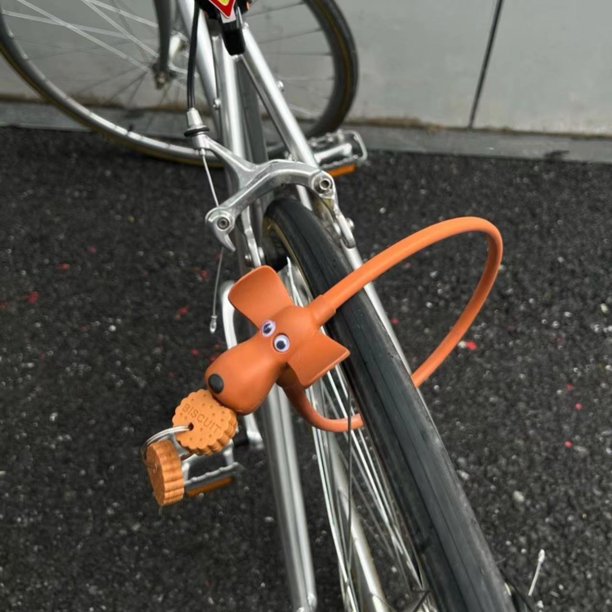 Candado de cuadro de bicicleta para bloqueo de la rueda con llave