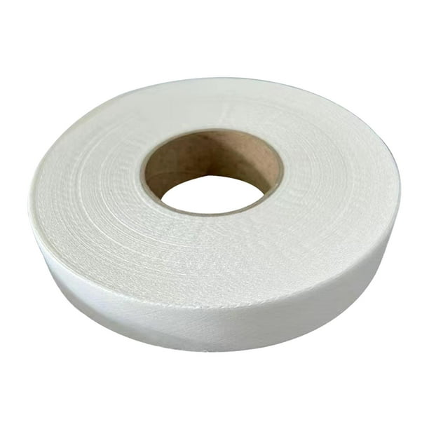 6 rollos de cinta de dobladillo para planchar, cinta adhesiva para  pantalones, vestidos, ropa, cortinas, cinta de tela sin coser, blanco, negro