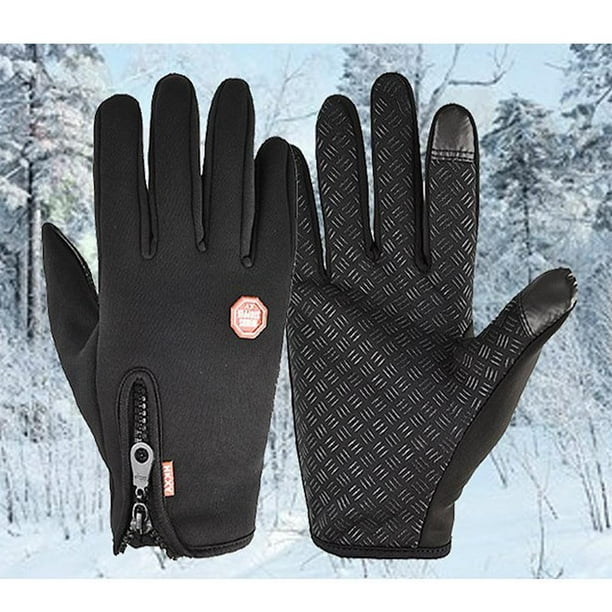 Guantes de invierno para mujer, guantes térmicos impermeables  antideslizantes a prueba para conducir DYNWAVEMX Guantes de montar
