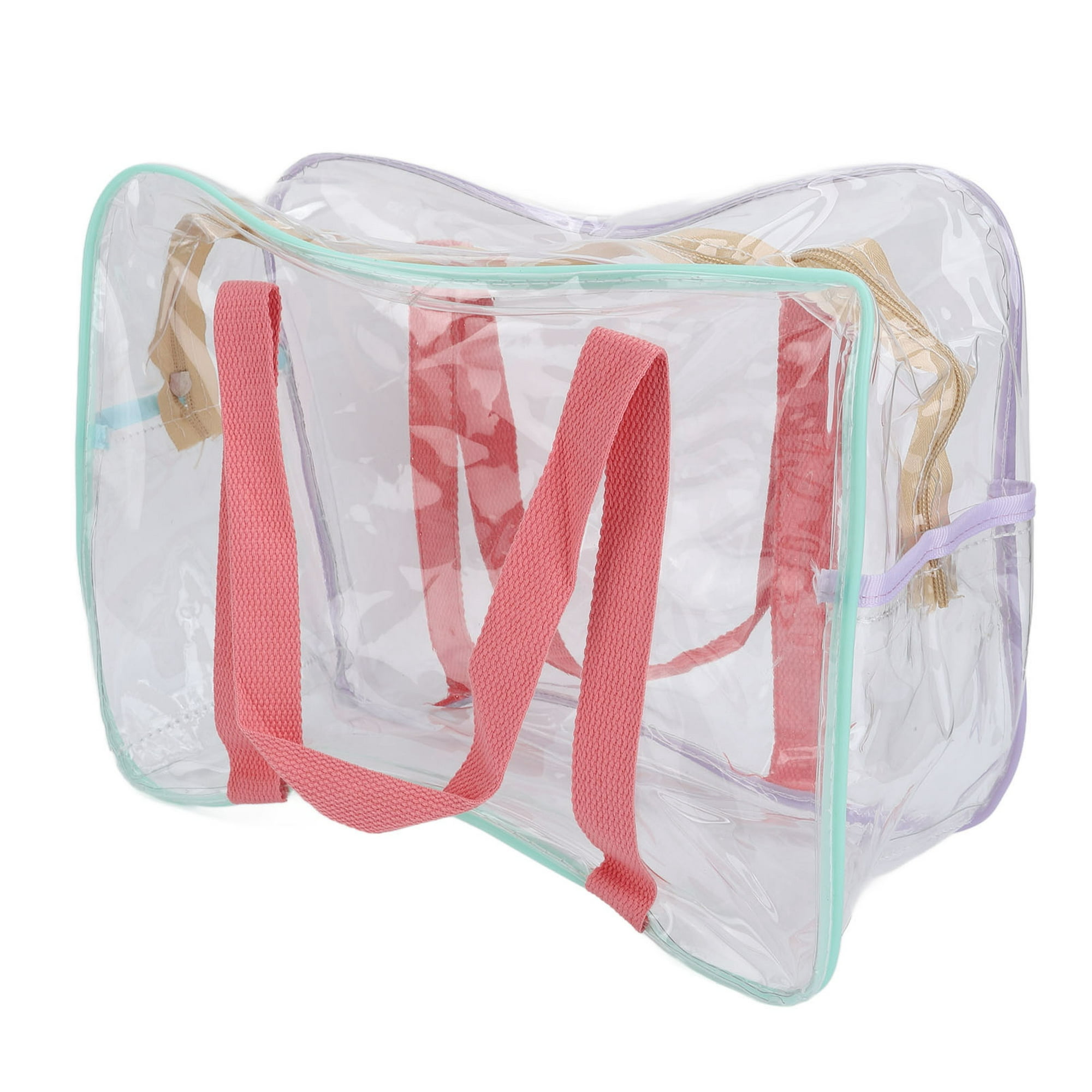 Bolsas transparentes con cierre de cremallera y bolsas