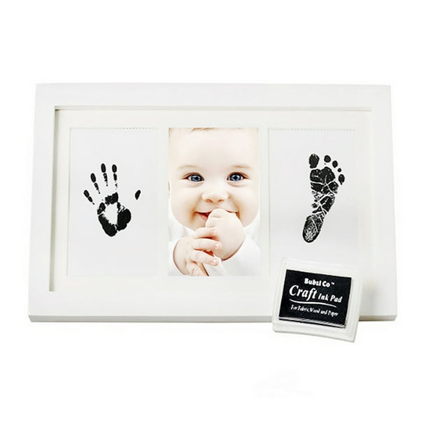 Kit de marco de fotos con huella de mano para bebé recién nacido, regalo  perfecto para Baby Shower