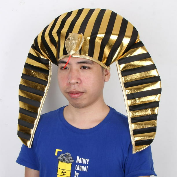 Sombrero de Disfraz de Faraón Egipcio Unisex, Accesorio para La Foto Tut Yinane Sombrero de rey faraón egipcio | Walmart en línea
