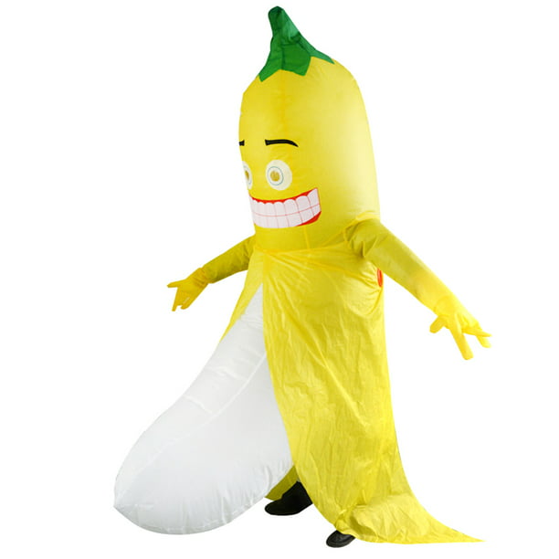 Disfraz de plátano inflable para adultos Multicolor – Yaxa Store