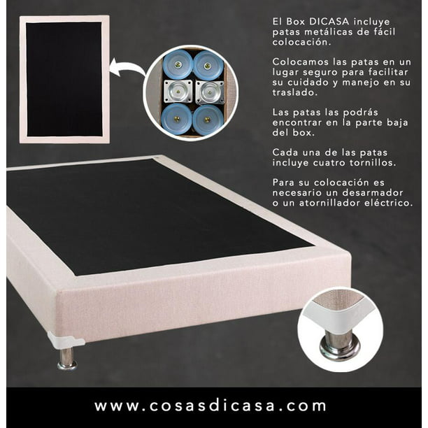 rastro Sin cabeza Extracción Combo Colchón Matrimonial Edition + Box Spring Air Dicasa Edition Juego |  Walmart en línea