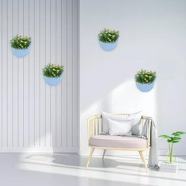 Jardineras colgantes decorativas para flores al Contenedores de plantas asa para jardín shamjiam Macetas de pared | Walmart en línea