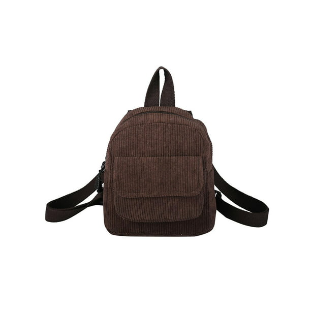 mochila de moda mujer, mochilas pequeñas sólidas de pana, mochilas de viaje Retro Ndcxsfigh Para Estrenar | Walmart en línea
