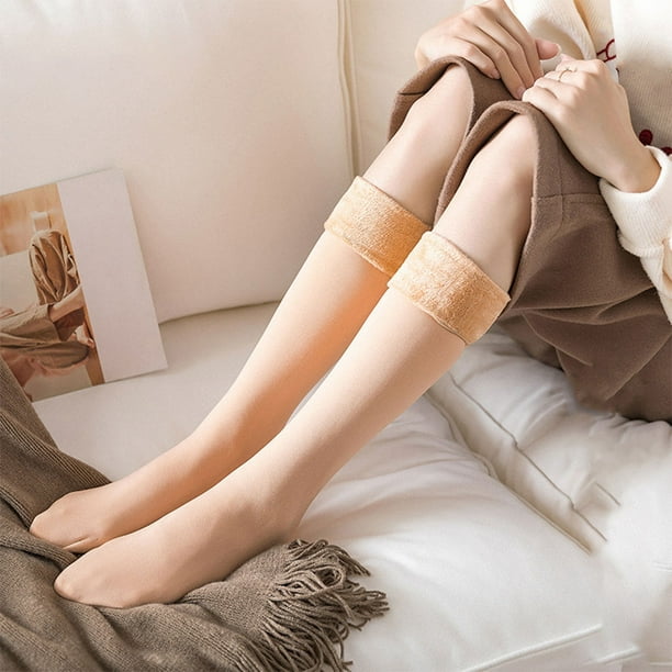 Calcetines para Invierno Cálido Espesar Bota suave piel Colcomx calcetines de invierno para mujer | Walmart en