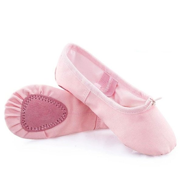 Zapatos de Ballet de Lona Profesional para Practicar Ejercicio