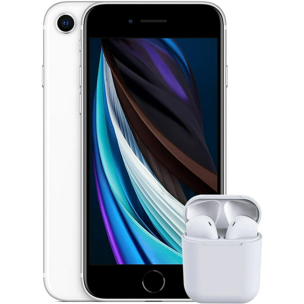 Celular APPLE iPhone SE 64GB 4.7 HD 12MP Blanco + Audifonos Reacondicionado  Apple iPhone SE