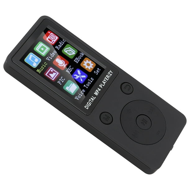 Reproductor MP3 MP4 Bluetooth 5.0 LCD digital ultrafino Pantalla