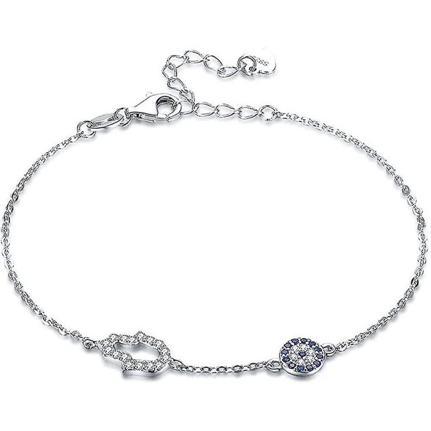 Pulsera mano de Fátima de plata