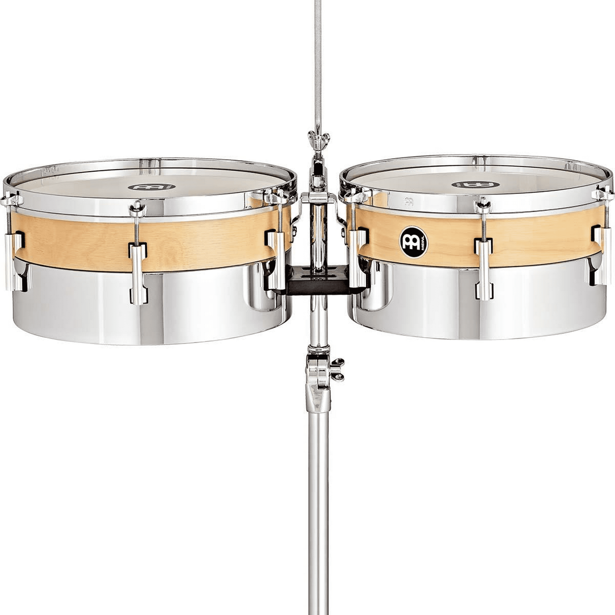 Timbales Híbridos 13 Y 14 Pulgadas Con Soporte Meinl Hyt1314 Meinl