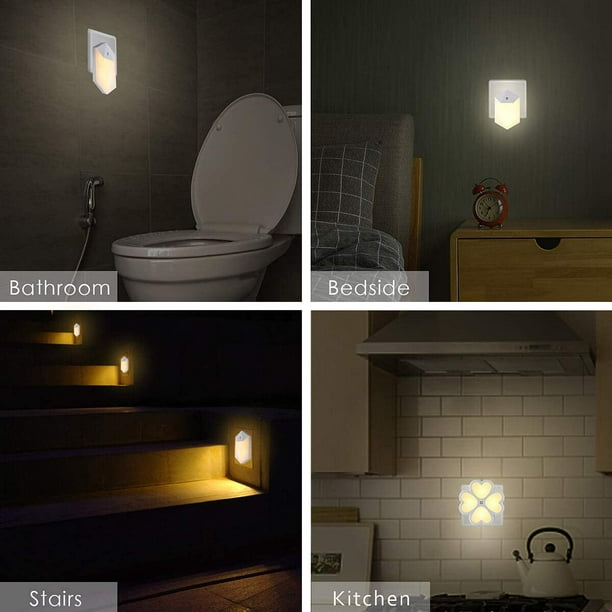 Luz De Inodoro Sensor De Luz Nocturna Led Para Baño Niños Adultos