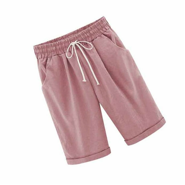 Qarigey Pantalones Cargo para mujer, pantalones cortos con