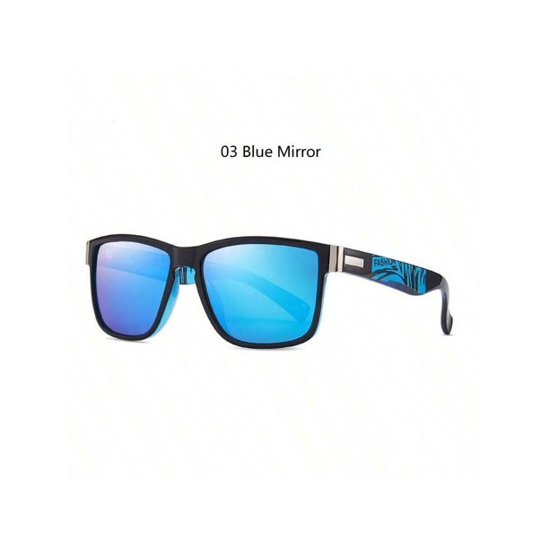 One Pair Of Blue Colored Fashionable Sport Unisex Polarized