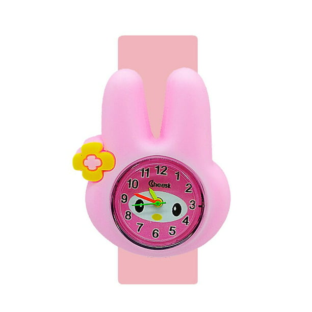 Bebé Cognitive Time Toy Reloj para niños Patrón de dibujos animados Niños  Niños Relojes de pulsera analógicos de cuarzo Regalo Niños Reloj  impermeable Gao Jinjia LED