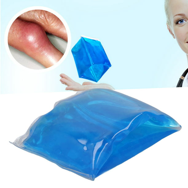 Bolsa de hielo de gel frío para dedos de manos y pies, manga de tratamiento  frío y caliente, manga de congelación rápida, reutilizable, manga fría