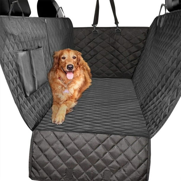 Funda impermeable para asiento de coche de perro, cubierta para asiento  trasero de cachorro, con solapas laterales, para gato, hamaca Convertible
