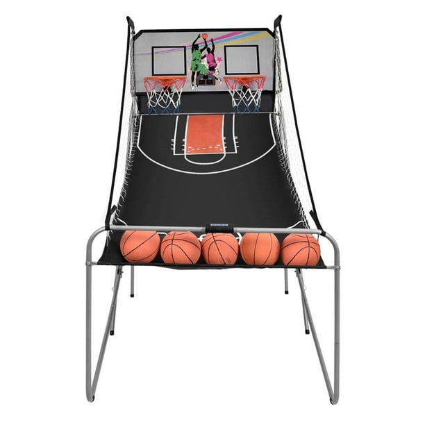 Juego de Canasta Plegable Máquina de Baloncesto Juguete Contador  Electrónico Canasta con Soporte Red Cesta de Baloncesto - Costway