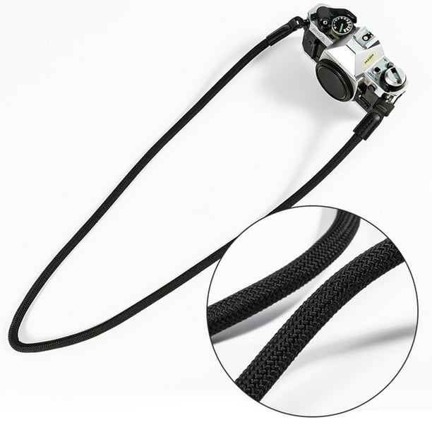  1 cámara retro con cuerda de cuero, accesorios de decoración  color blanco : Electrónica