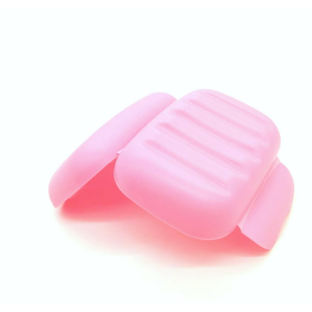  YIAAN Jabonera de viaje, soporte para jabón de doble capa,  soporte para jabón de pared con orificio de drenaje, baño y ducha (color  rosa, tamaño: A) : Hogar y Cocina