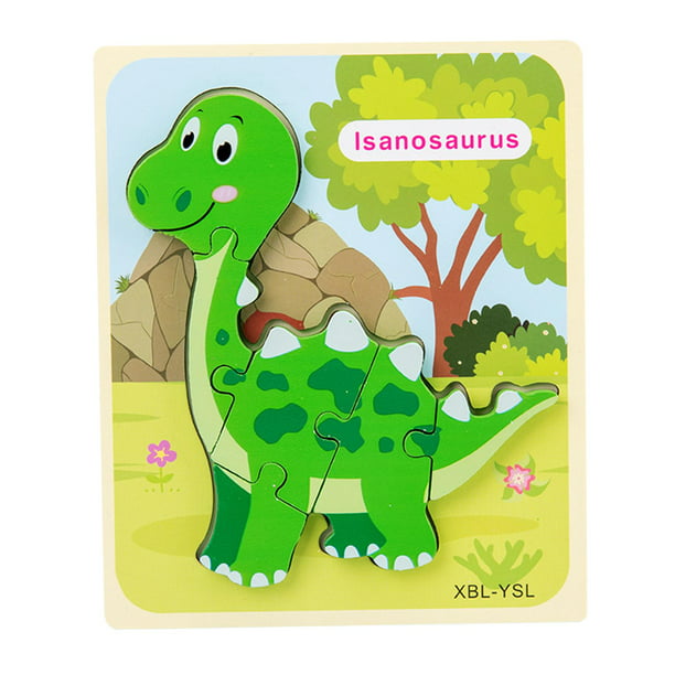 de Dinosau de Madera para Juguetes Educativos para 3 años Sunnimix rompecabezas de dinosaurios para niños pequeños | Bodega Aurrera en línea