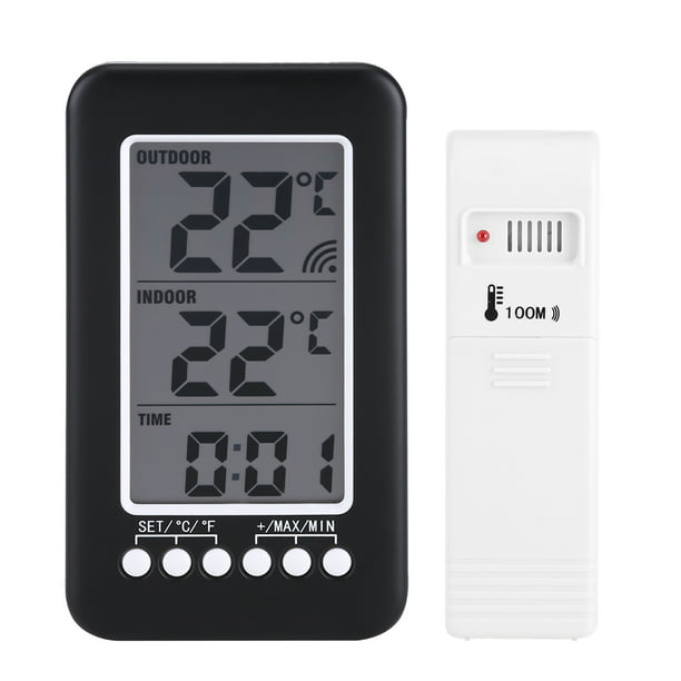Casa fabricante del medidor de temperatura interior Reloj