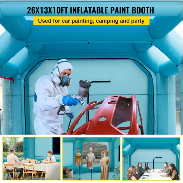 Cabina de pintura inflable portátil VEVOR, cabina de pintura