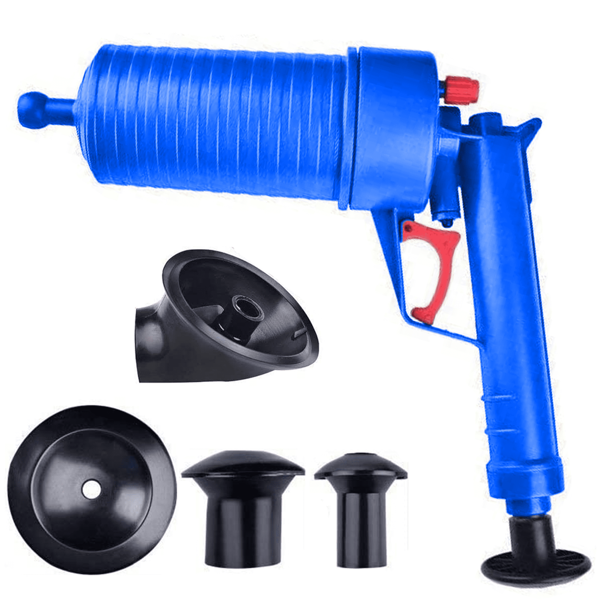Pack De 2 Émbolos De Goma Para Desatascar - Apto Para Inodoros, Bañeras, Fregaderos Y Desagües, Mango Ergonómico, Práctico Y Resistente