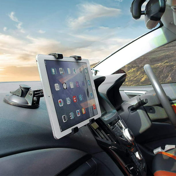 Soporte para tableta iPad de coche, soporte para tableta con ventosa para  salpicadero de parabrisas de coche, cocina de oficina Rojo Verde