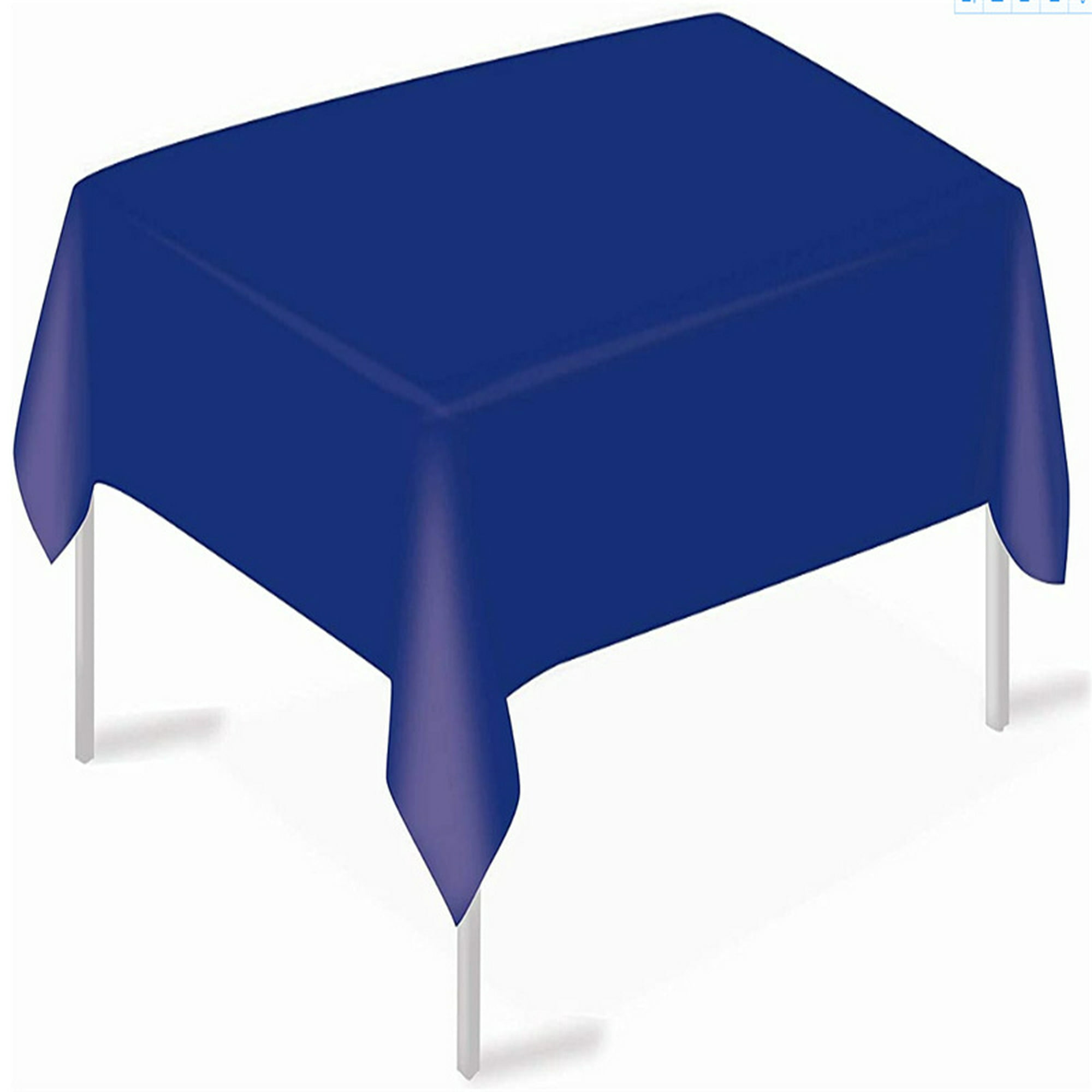  RCFFDL Mantel desechable azul, paquete de 3 manteles