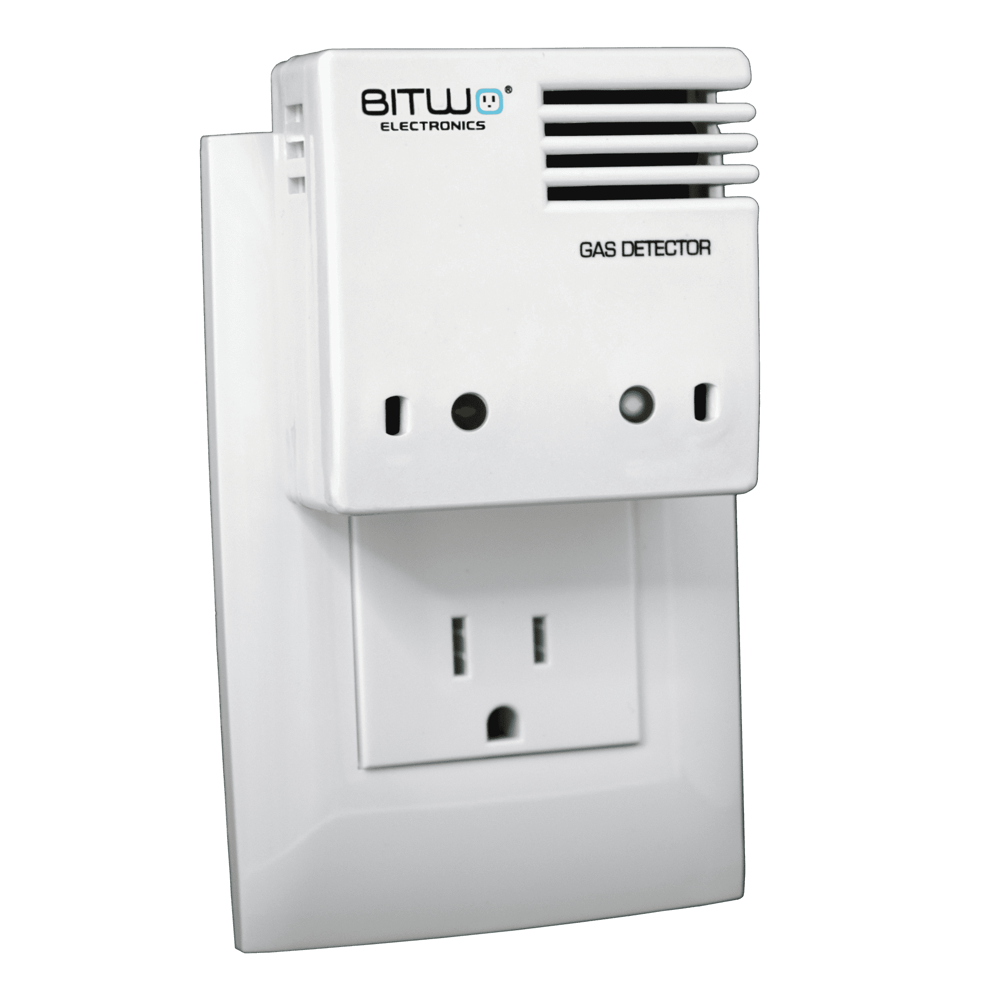 Detector de monóxido de carbono – Enchufe en alarma de monitor de nivel de  CO con pantalla digital de advertencia de sonido y luz para el hogar