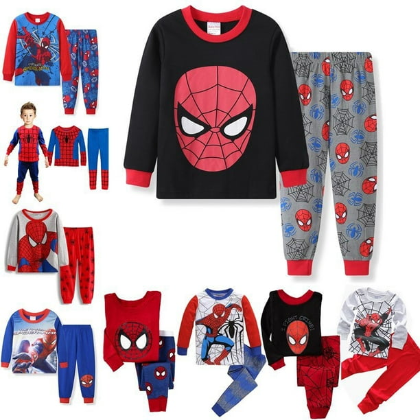 Ropa importada para niños pijama spiderman lupeluz
