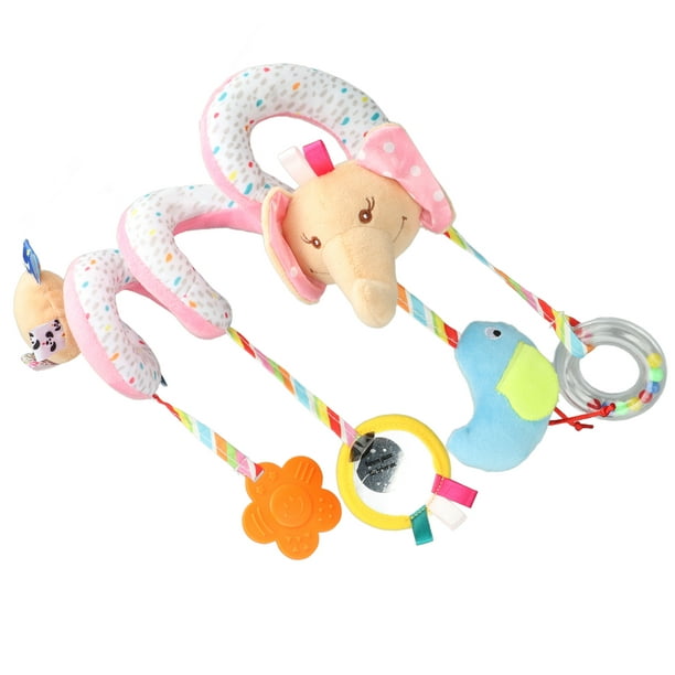 Ballery Juguetes Colgantes para Bebé Espiral, Juguetes Bebes 0 3 6 12 Meses,  Juguete para Cochecito de bebé, Espiral Actividades Colgar Juguetes para  niños niñas Regalos-Elefante