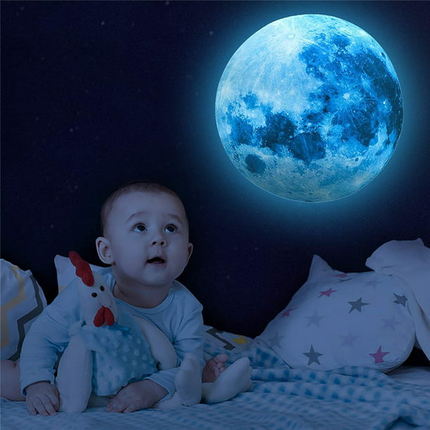 Pegatinas De Estrellas Que Brillan En La Oscuridad Para Pared Cuarto Niña  Bebe