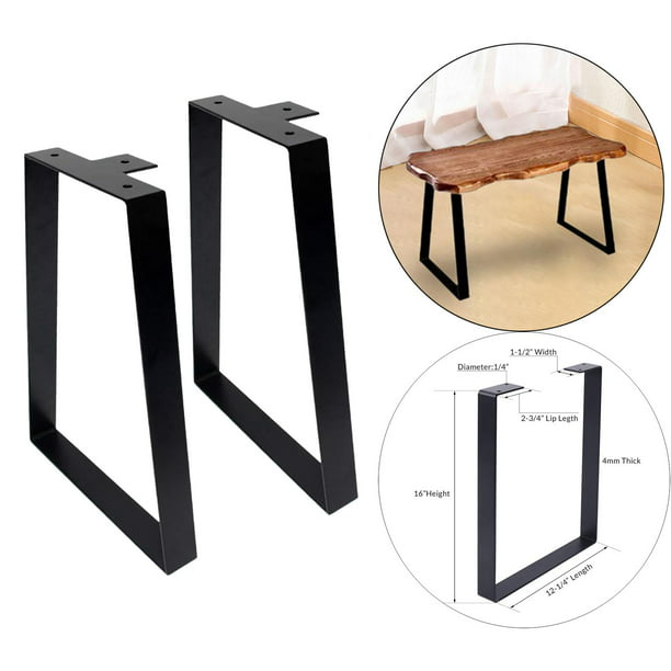 Patas de mesa de metal, patas de escritorio de metal