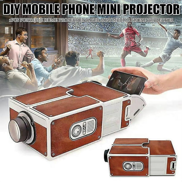 Proyector para teléfono inteligente Cree un pequeño proyector para teléfono  portátil de cine en casa Rojo Verde
