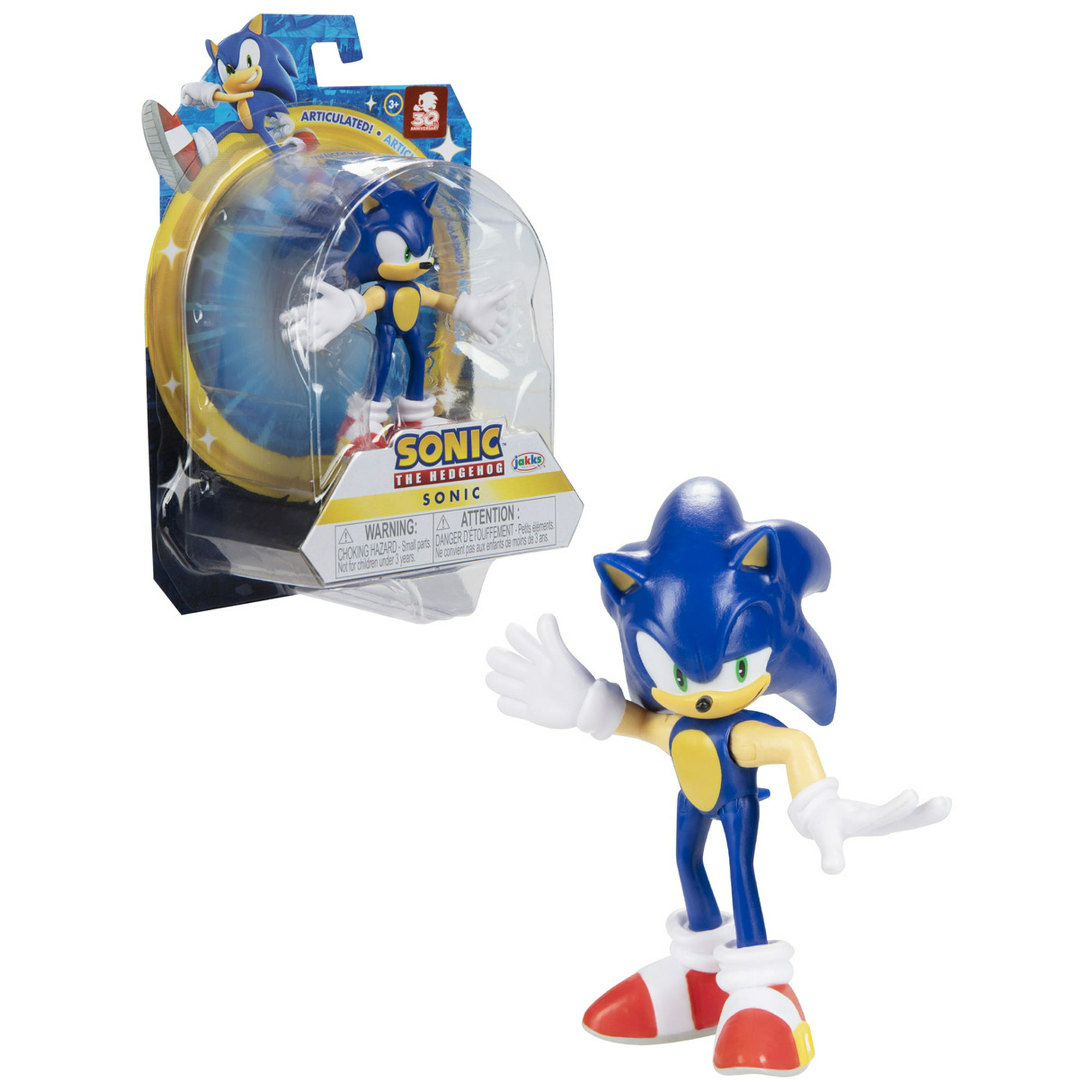 Sonic The Hedgehog Figura Sonic Clásico 2.5 pulgadas Sonic Sonic 2.5 W4 Clásico | Walmart línea