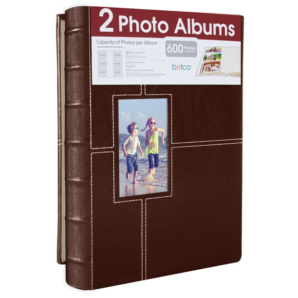 Álbum Fotográfico Color Café Para 600 Fotos Set Paquete De 2 10x15 Cm BETCO  AFO300C