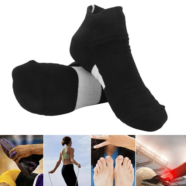 Calcetines cortos deportivos de baloncesto de algodón peinado calcetines de  absorción antideslizantes transpirables gruesos para correr para hombre