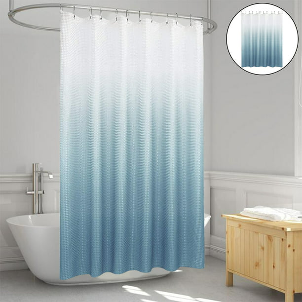  QIAOLI Juego de cortinas de ducha gruesas, juego de cortinas de  ducha impermeables para baño, cortina de división de baño, cortina de  puerta de ventana, cortinas de baño (color: B, tamaño