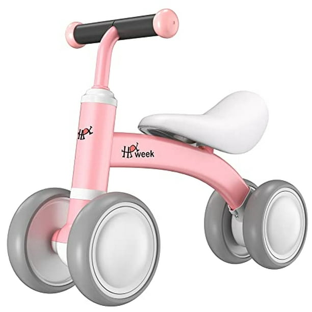 Bicicletas de equilibrio para bebés, bicicletas para niñas y niños de 1 a 2  años, regalo de navidad y cumpleaños, triciclo para niños, blanco