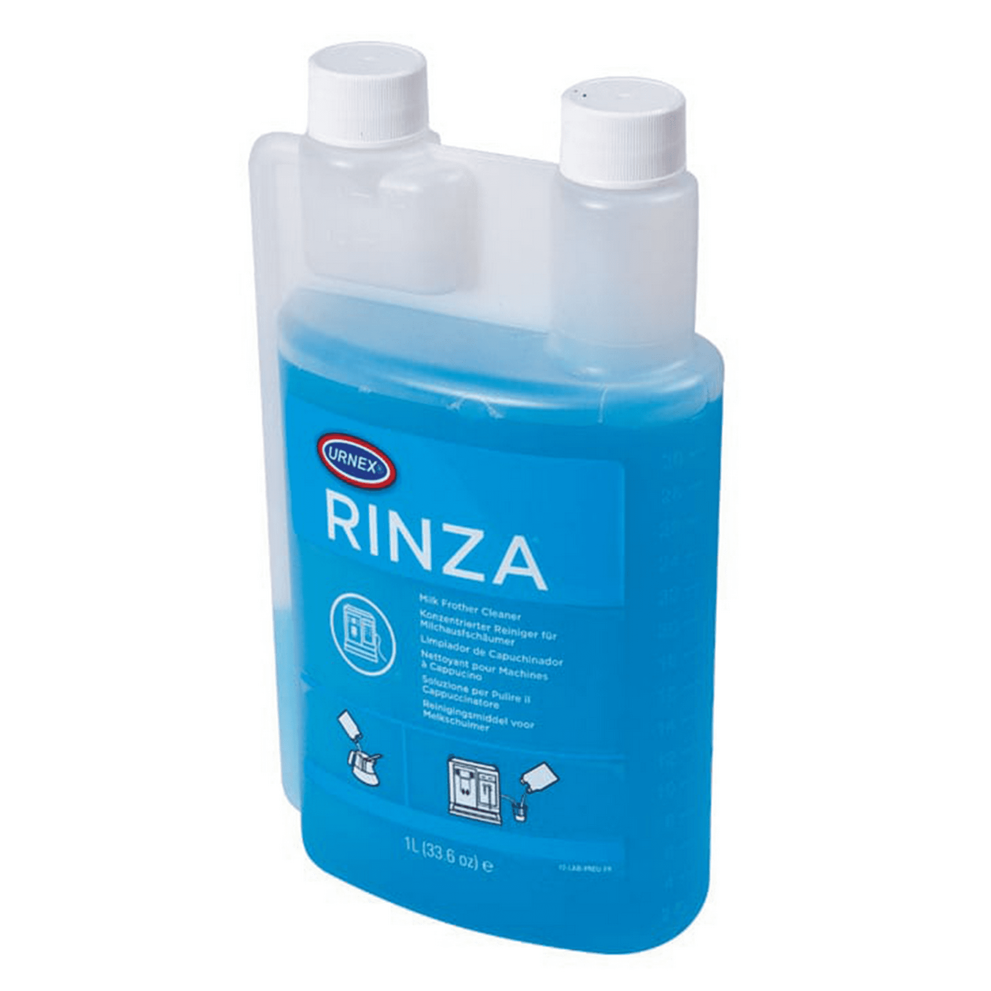 Limpiador para maquinas de café urnex rinza 33.6 oz/1l